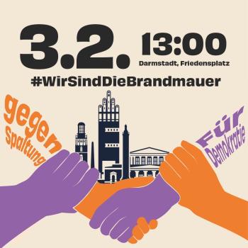 Flyer: Wir sind die Brandmauer