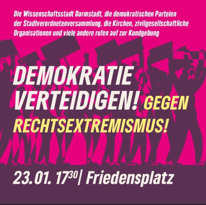 Darmstadt gegen Rechts flyer