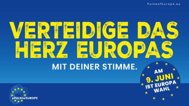 Poster: Verteidige das Herz Europas mit Deiner Stimme