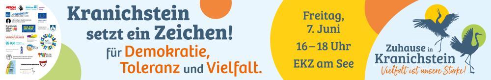 Banner: Kranichstein setzt ein Zeichen