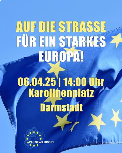 PoE Darmstadt ruft auf zur Demo auf dem Luisenplatz am 6.4.2025 um 14.00 Uhr